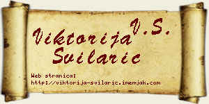 Viktorija Svilarić vizit kartica